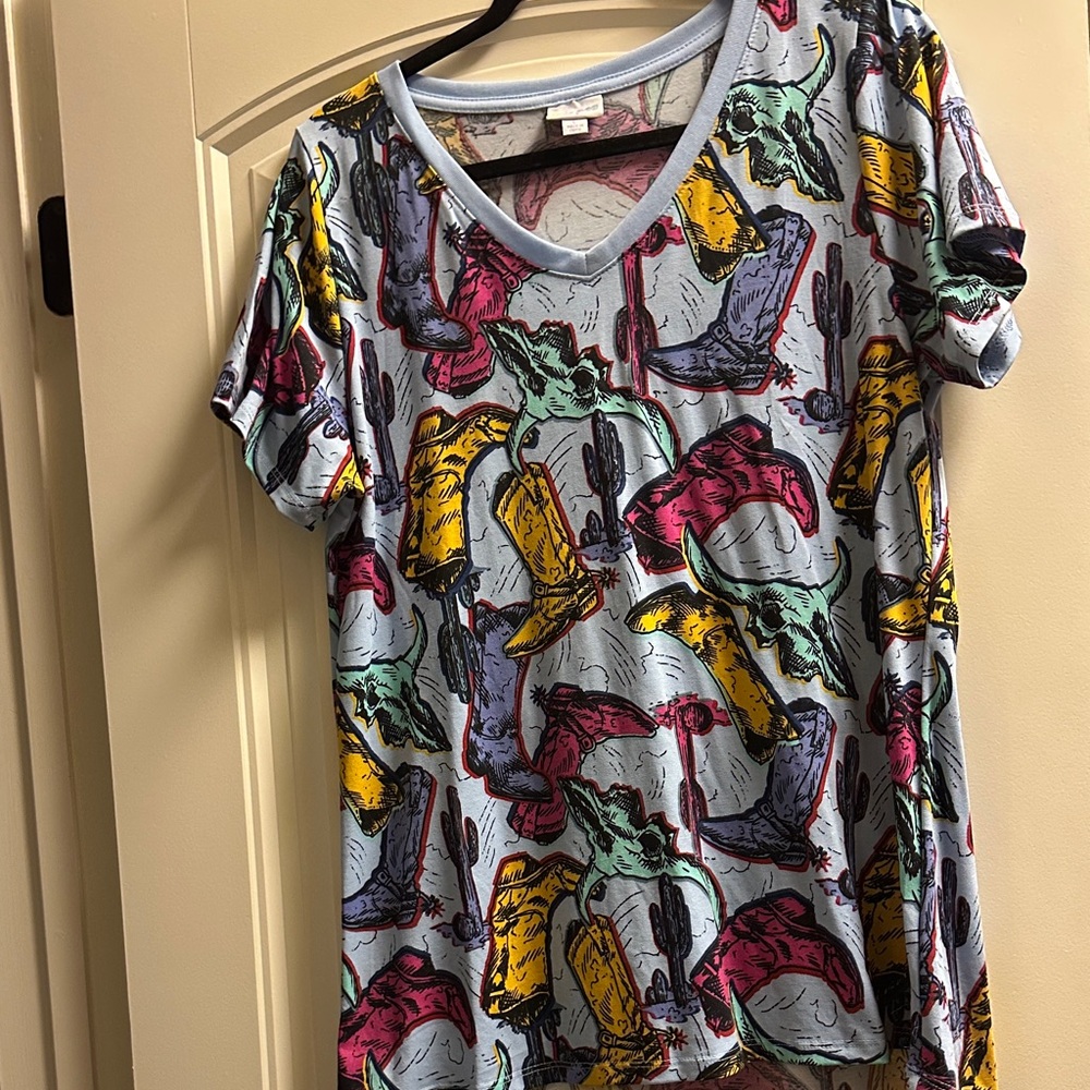 Boots & Skulls western T-Shirt